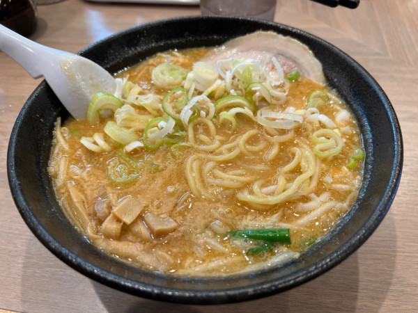 「味噌ラーメン」@こってりらーめん なりたけ 津田沼店の写真