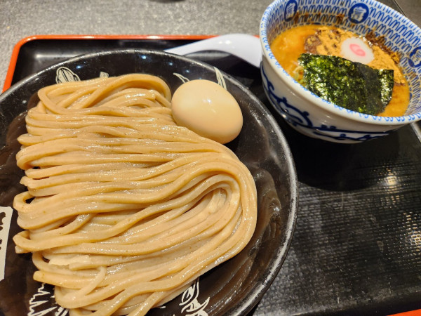 「半熟味玉濃厚つけめん　中盛250g」@松戸富田麺絆の写真