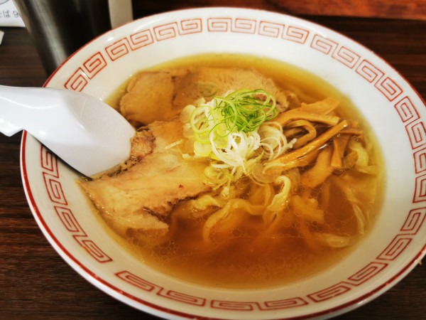 「塩太麺こってりハーフ」@中華そば 琴のの写真