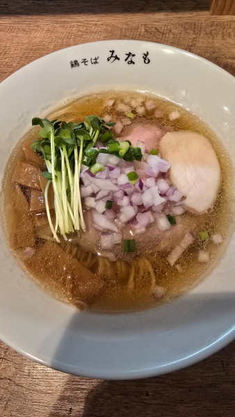 「淡麗煮干し　塩　950円」@鶏そば みなもの写真