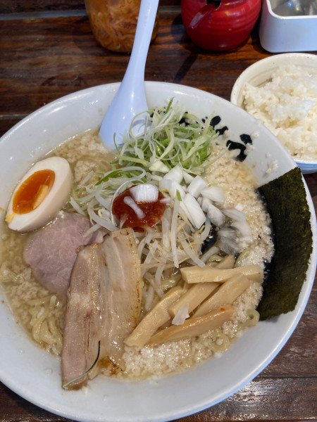 「濃、サービスライス、サービス大盛り」@野方ホープ 野方本店の写真