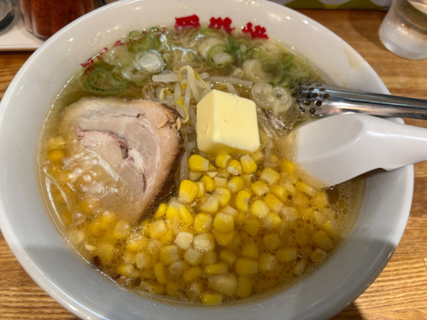 「塩バターコーンラーメン¥1130」@旭川ラーメン 番外地 北口店の写真
