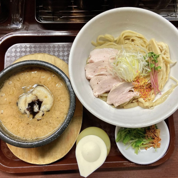 「鶏ドロつけ麺」@麺のようじの写真