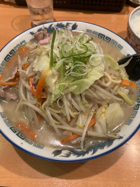 「ちゃんぽん¥950、小ライス¥150」@びいどろの写真