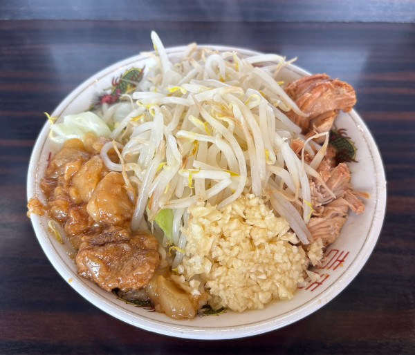 「少なめ小豚そば＋うずら＋生姜」@大盛軒の写真