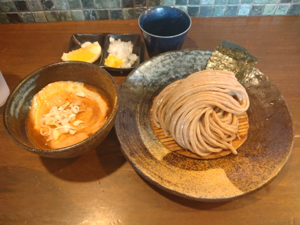 「汁並つけ麺中盛(230g)¥1250-」@麺屋みつば＋クローバーの写真