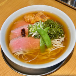 【期間限定】五福星監修　冷やし稲庭出汁中華そば（1200円）