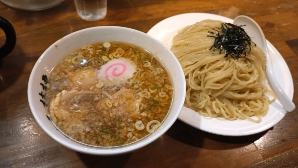 「醤油ざるらーめん(950円・大・メンマ抜)」@めん屋 桔梗 沼袋店の写真
