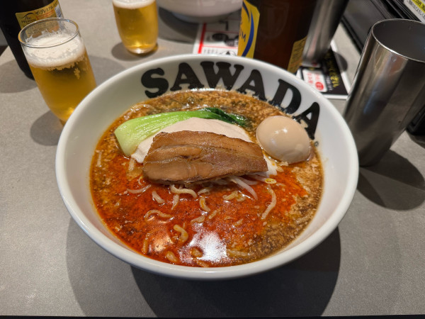 「担々麺味玉入り」@澤田商店の写真