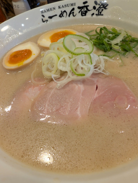 「味玉ホタテ白湯ラーメン」@ラーメンステーション 姫路店の写真