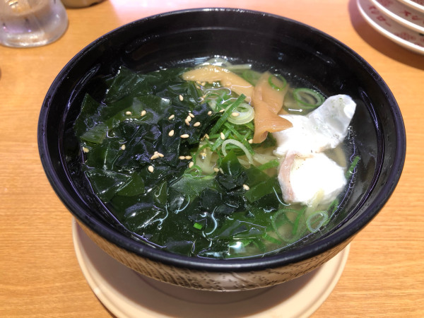 「真鯛塩らーめん」@スシロー 池袋駅東口店の写真