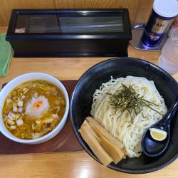 豚しゃぶおろしつけ麺大盛りメンマ¥1,190円(限定)