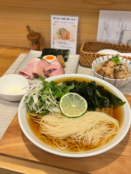 「初夏の薬味冷やし 1.5玉」@麺屋 さくらの写真