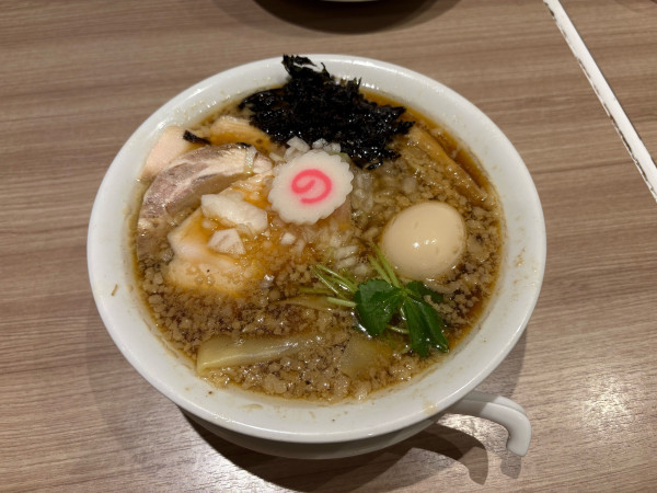 「特製煮干そば」@中華そば ムタヒロ 拝島駅店の写真