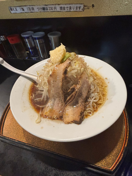 「岡村二郎　1000円」@信濃神麺 烈士洵名の写真