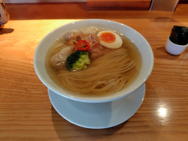 「特製中華そば塩　¥1500」@麦の空 GACHI SOBA DOJOの写真