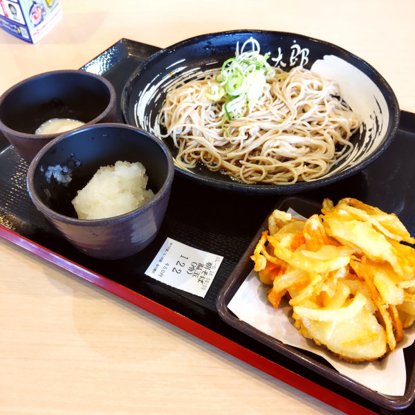 「朝そば（温玉）（￥450）＋おろし（クーポン）」@ゆで太郎 金の隈店の写真