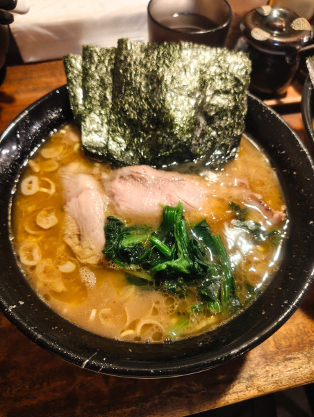 「ラーメン（オール普通）」@家系ラーメン クックらの写真