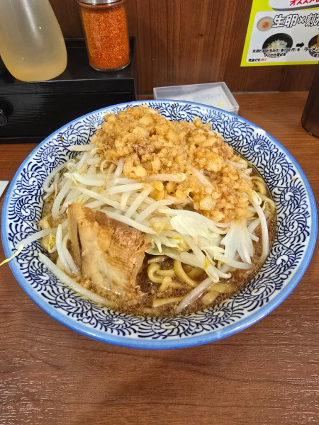 「小ラーメン　アブラマシマシ」@松木田田の写真