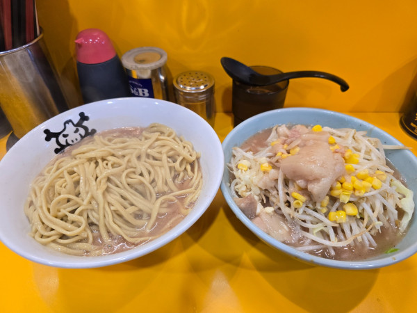 「なみのりつけ麺　アブラ　ニンニク」@ラーメン二郎 八王子野猿街道店2の写真