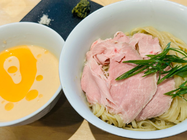 「純金目鯛の実山椒冷やしつけ 1,350円 大盛 150円」@煮干中華そば 結。の写真