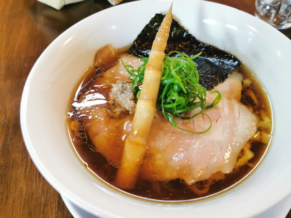 「地鶏そば」@麺や みなとの写真