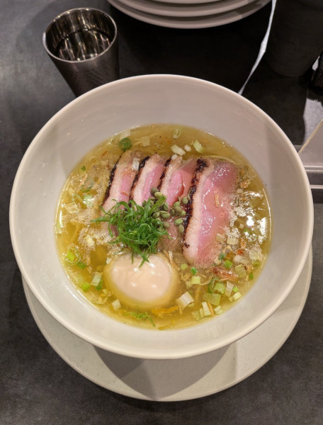 「鴨山椒塩ラーメン」@Ramen 翡翠の写真