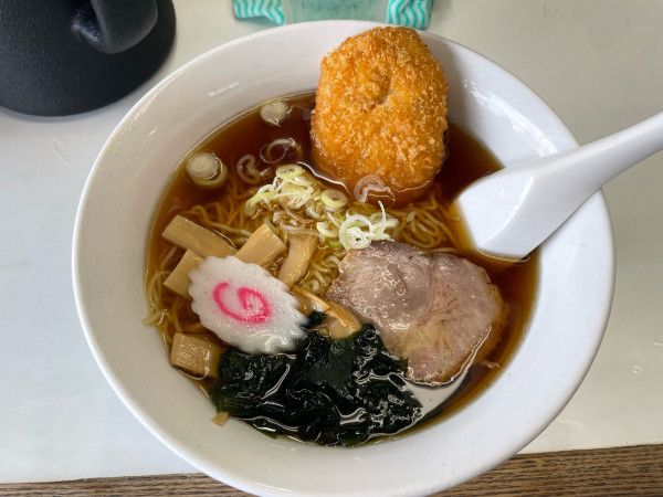 「コロッケラーメン¥750」@東武ラーメンの写真