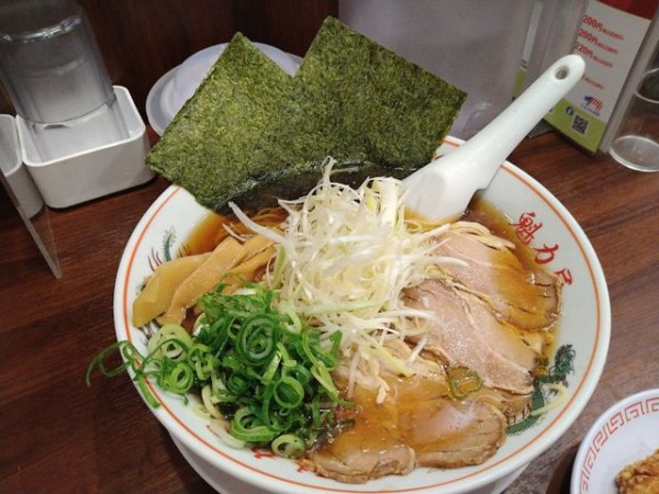 「冷やし醤油ラーメン」@ラーメン魁力屋 京都南インター店の写真