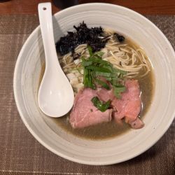 純煮干しそば➕山椒の和え玉