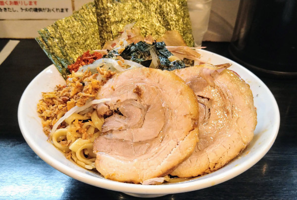 「【限定】冷やし中華Ａ(海老辛)＋海苔」@豚星。の写真