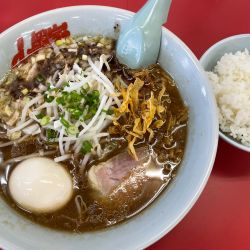 焦がし醤油ラーメン　半ライスセット　￥１０９０