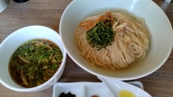 「しじみ昆布水つけ麺_1200円」@中華そば 和渦 TOKYOの写真
