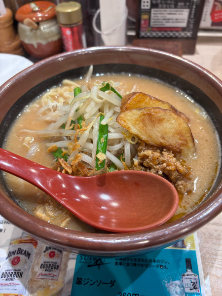 「北海道味噌大盛」@麺場 田所商店 深谷店の写真