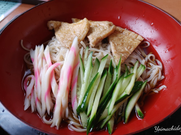 「冷しきつねそば（640円）」@つくばの写真