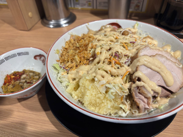 「冷やし中華+ぶっカリー」@豚山 池袋西口店の写真