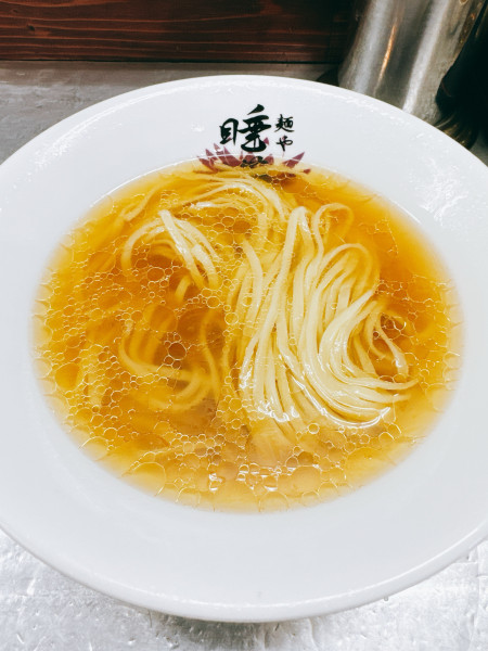 「冷製かけ煮干し塩」@麺や 睡蓮の写真