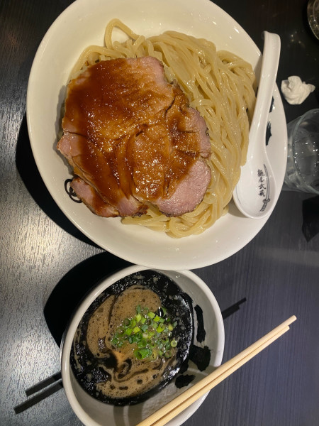 「黒つけ麺1100 3.5倍」@麺屋武蔵 武骨相傳の写真