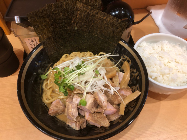 「油そば並（900円）、半ライス（150円）」@横濱家系ラーメン 四代目 野中家の写真