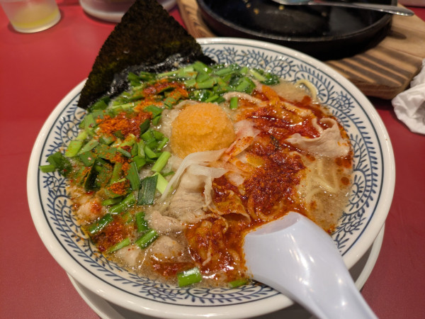 「辛肉そば」@丸源ラーメン イオンモール羽生店の写真