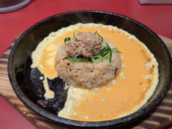 「鉄板卵チャーハン(小)」@丸源ラーメン イオンモール羽生店の写真