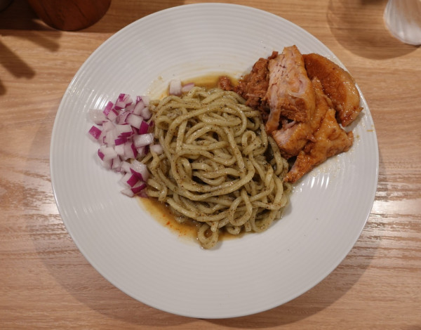 「肉にぼにぼちーの（1,800円）+一口ライス（0円）」@煮干し Noodles Nibo Nibo Cinoの写真