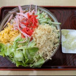 冷したぬき(そば)＋大盛り：900円＋100円