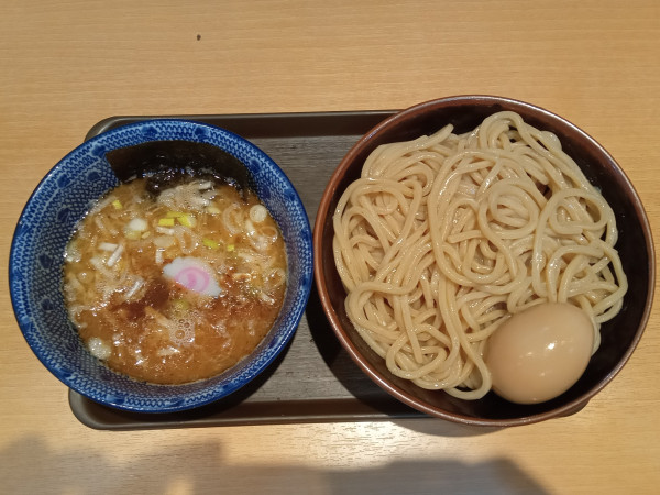 「味玉つけめん(中)」@くり山の写真