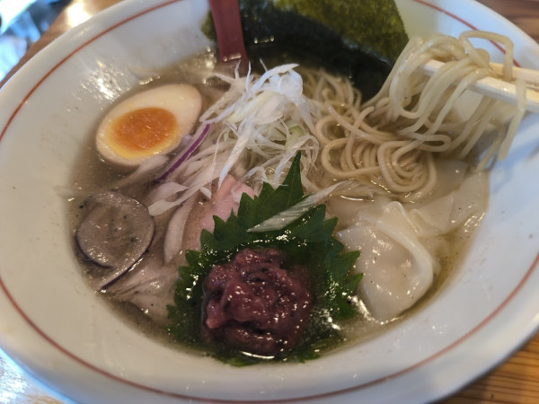 「小田原梅塩らーめん(950)」@創麺 どすんの写真