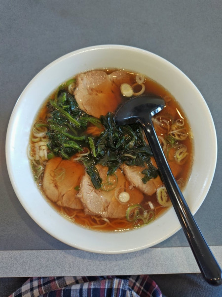 「チャーシューメン  ﾒﾝﾏ抜き」@中華料理 喜楽飯店の写真