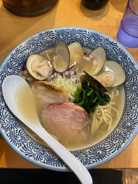 「蛤塩そば」@中華そば 円月の写真