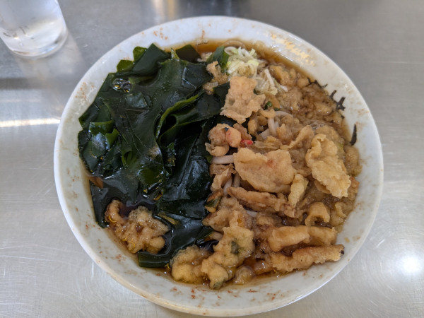 「たぬきわかめそば￥480」@田舎そば かさいの写真