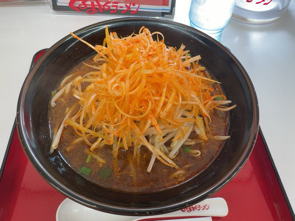 「大盛たいわんラーメン　辛みねぎ1500円」@くるまやラーメン 浦和田島店の写真