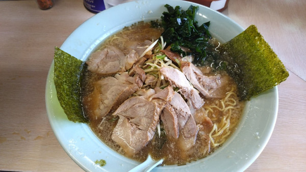 「ネギチャーシューメン(1400円・中盛)」@ラーメンショップ 板沢店の写真